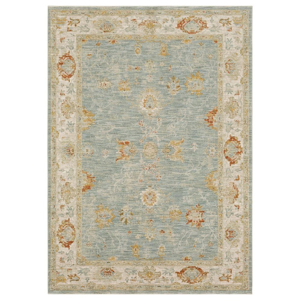 Karastan Adalia 5' x 7'6" Blue Area Rug