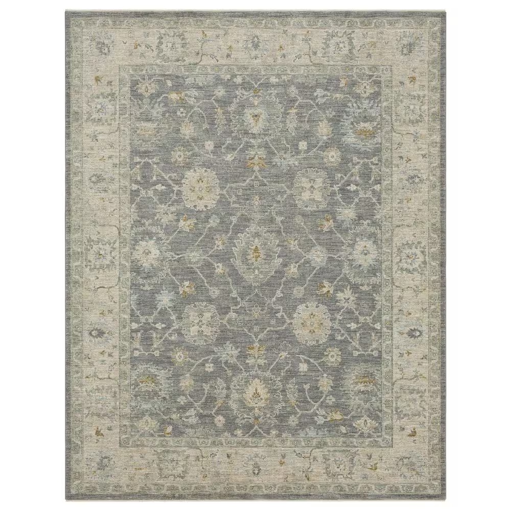 Karastan Adalia 2'7" x 7'3" Dark Gray Runner