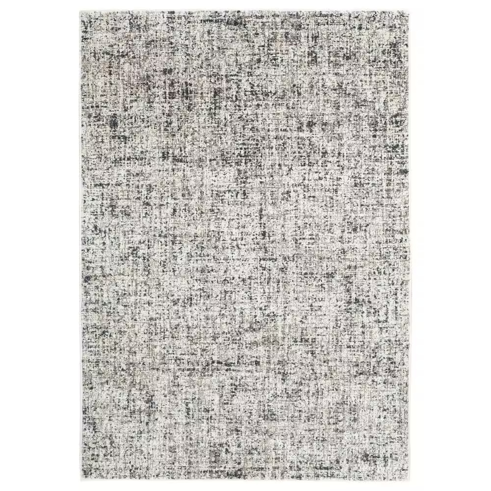 Central Oriental Clearwater Olinda 5'3" x 7"7" Grey and White Area Rug