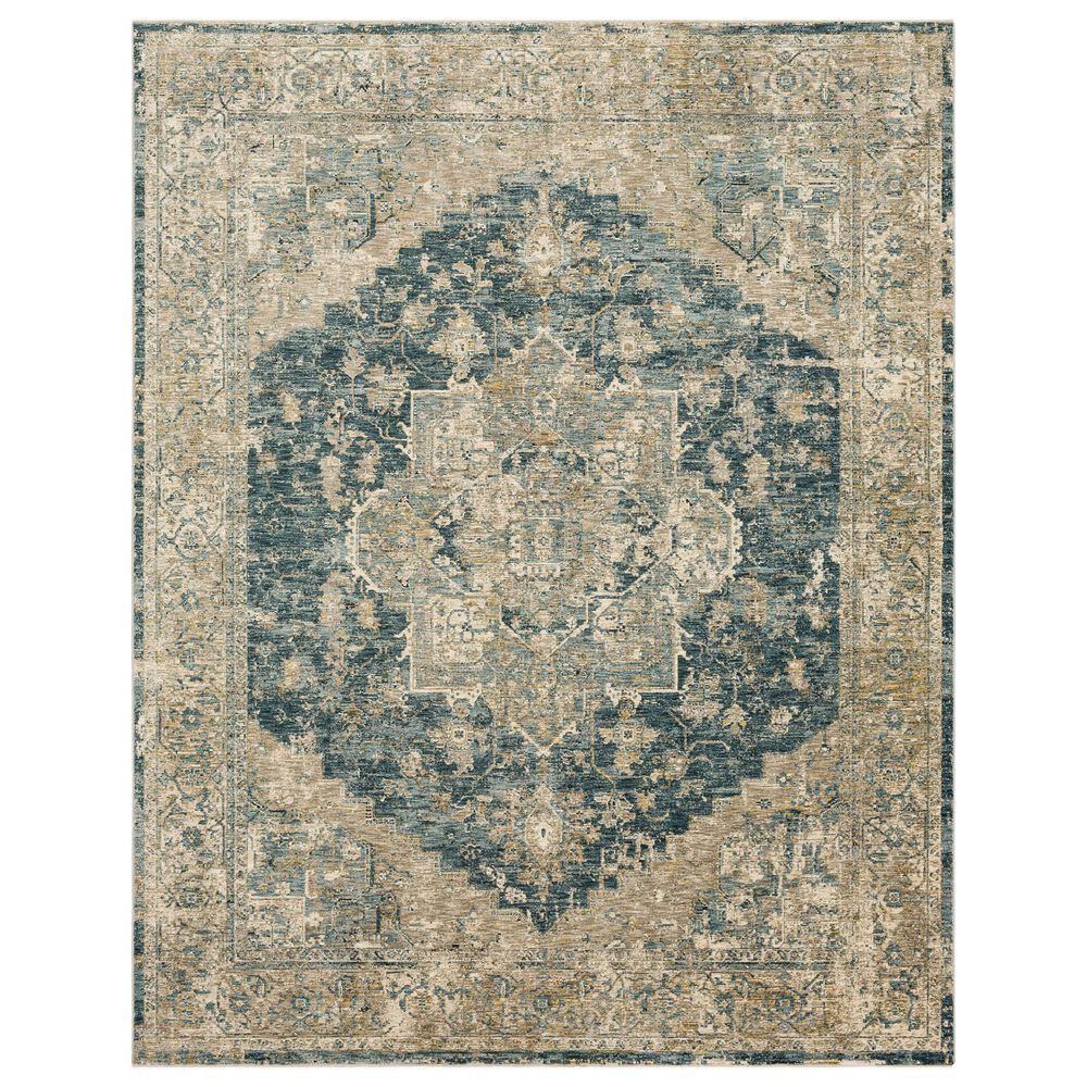 Karastan Marash Traditional 5' x 7'6" Blue Area Rug