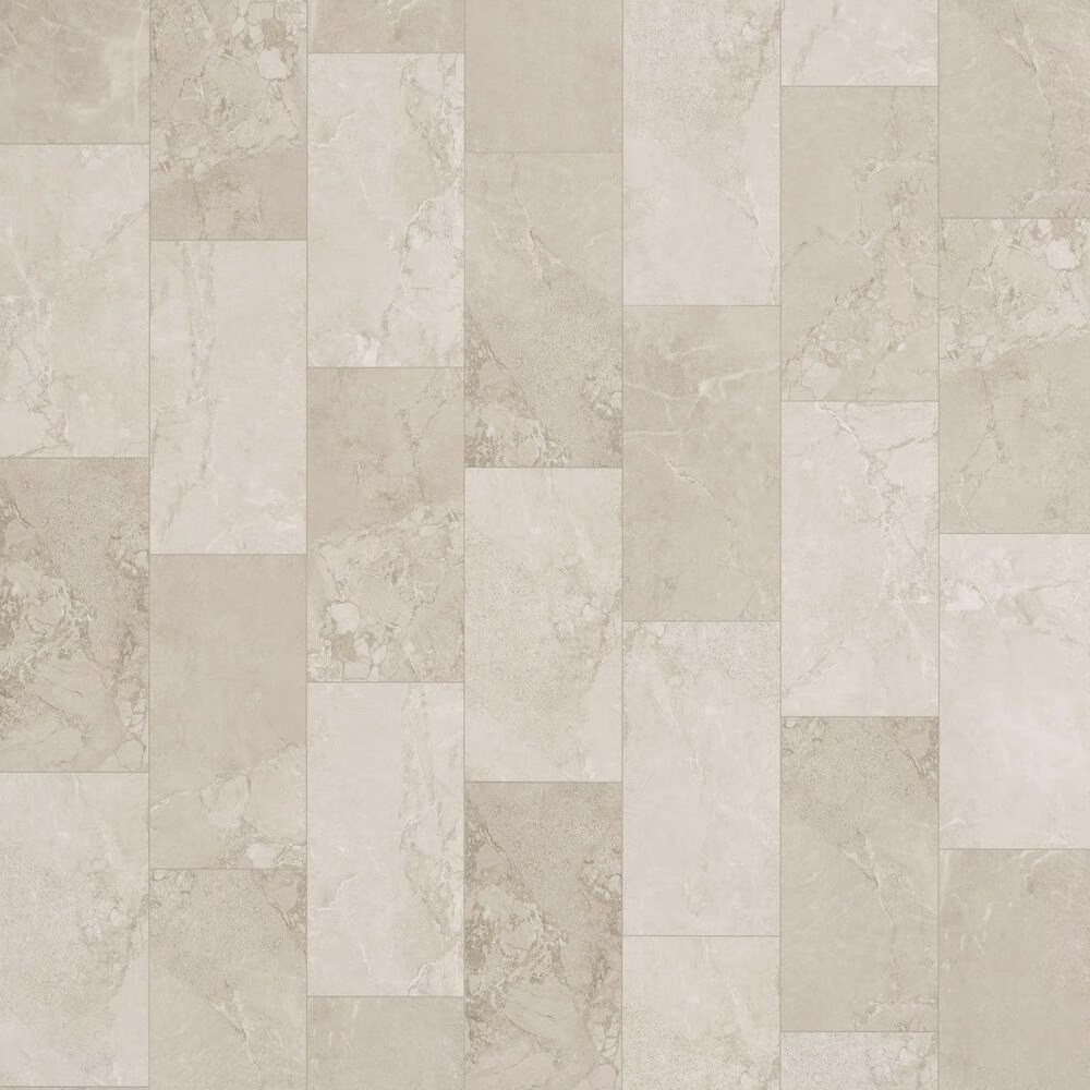 Mohawk Wanderer's Loop Bavarian Cream 12" x 24" Luxury Vinyl Tile