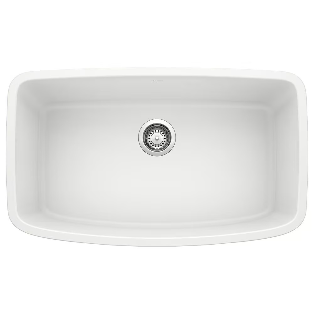 Blanco Valea Super Single Bowl Kitchen Sink in White