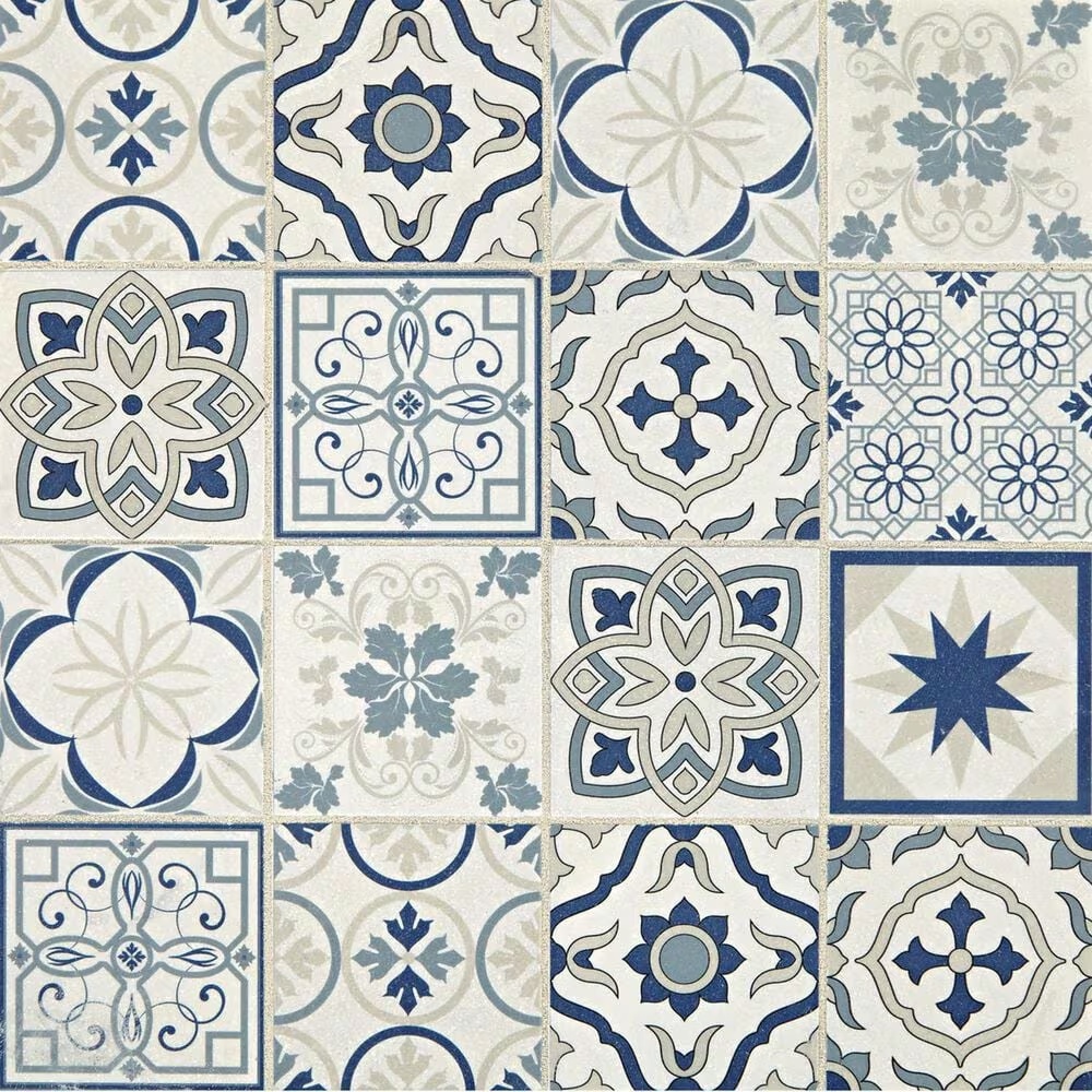 Dal-Tile Sublimity Mindful Sequence Encaustic Mosaic Tile