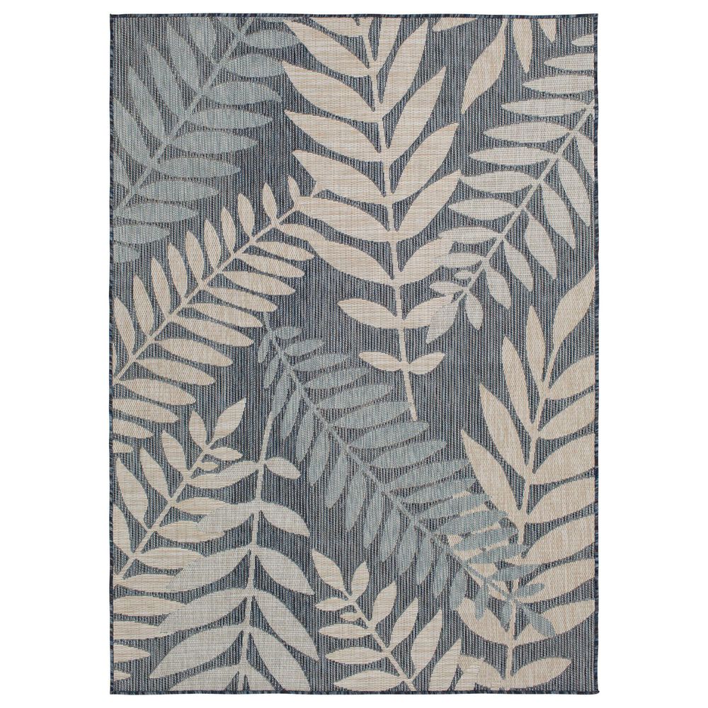 Central Oriental Melbourne Blythewood 7'10" x 9'10" Lagoon and Tidepool Area Rug