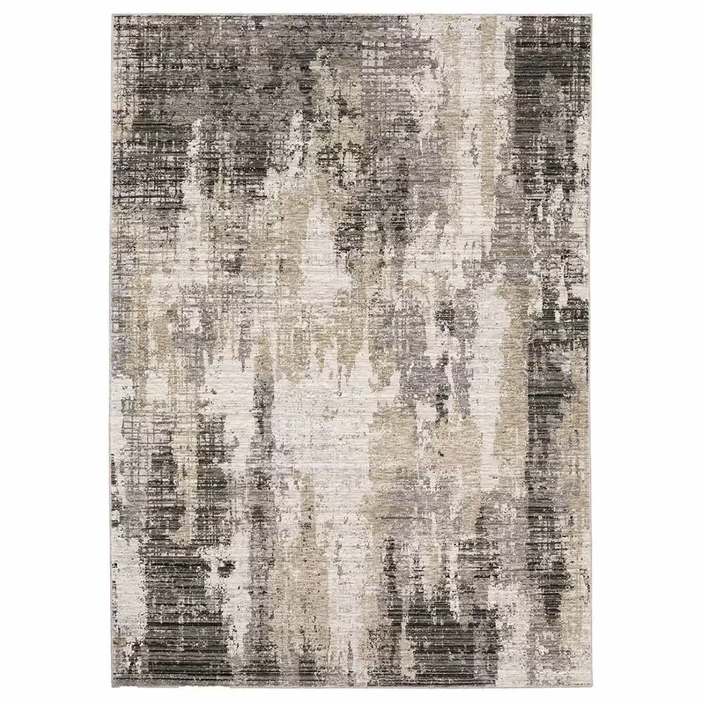 Oriental Weavers Nebulous Galaxy 6'7" x 9'6" Grey Area Rug