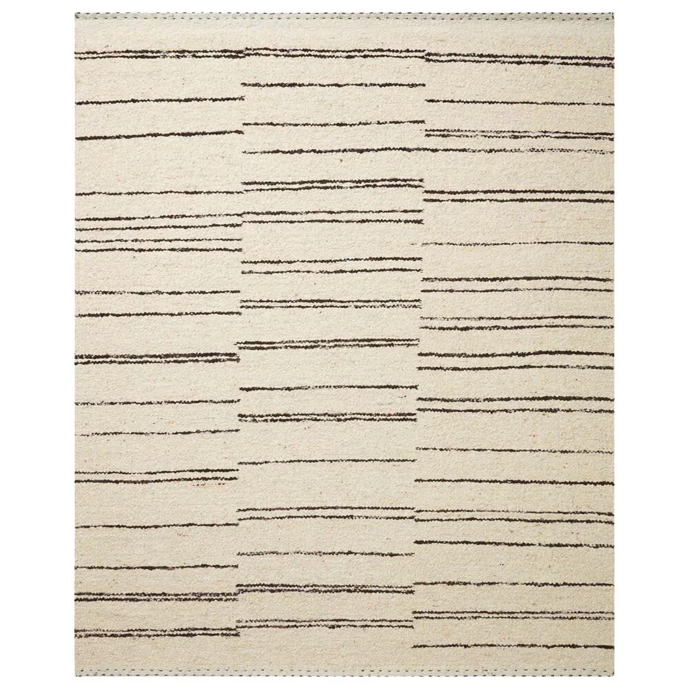 Loloi Roman 9'6" x 13'6" Natural and Charcoal