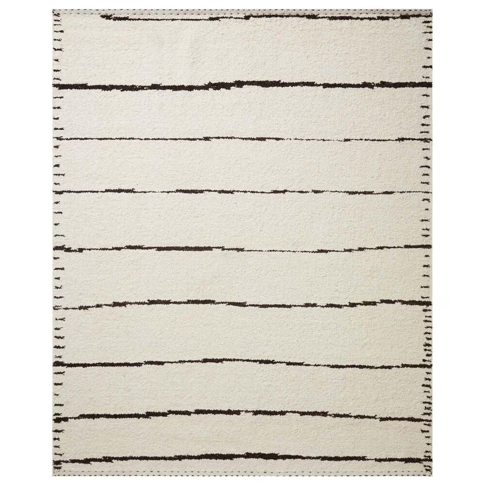 Loloi Roman 2' x 3' Ivory and Black