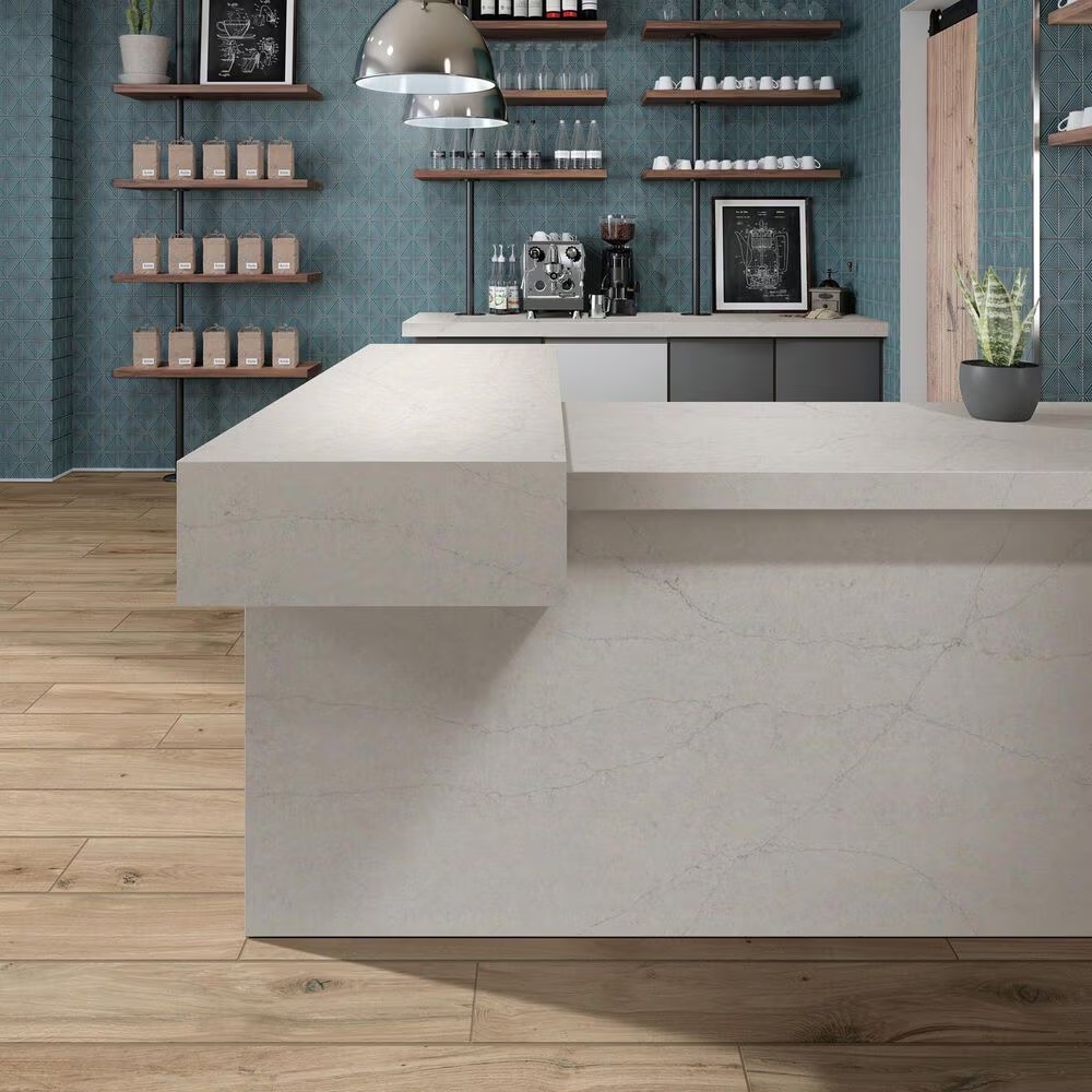 NFM Custom Countertops Noble Grey 3cm Quartz Countertop