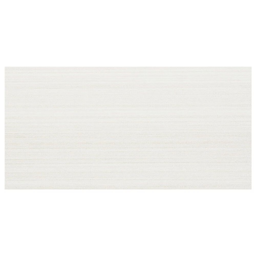Dal-Tile Fabric Art Morden Linear White 12" x 24" Porcelain Tile