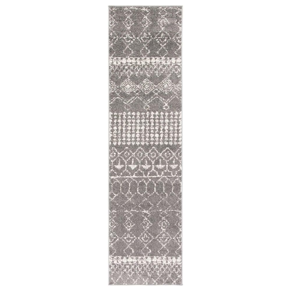 Safavieh Tulum 2' x 5' Grey and Ivory Runner
