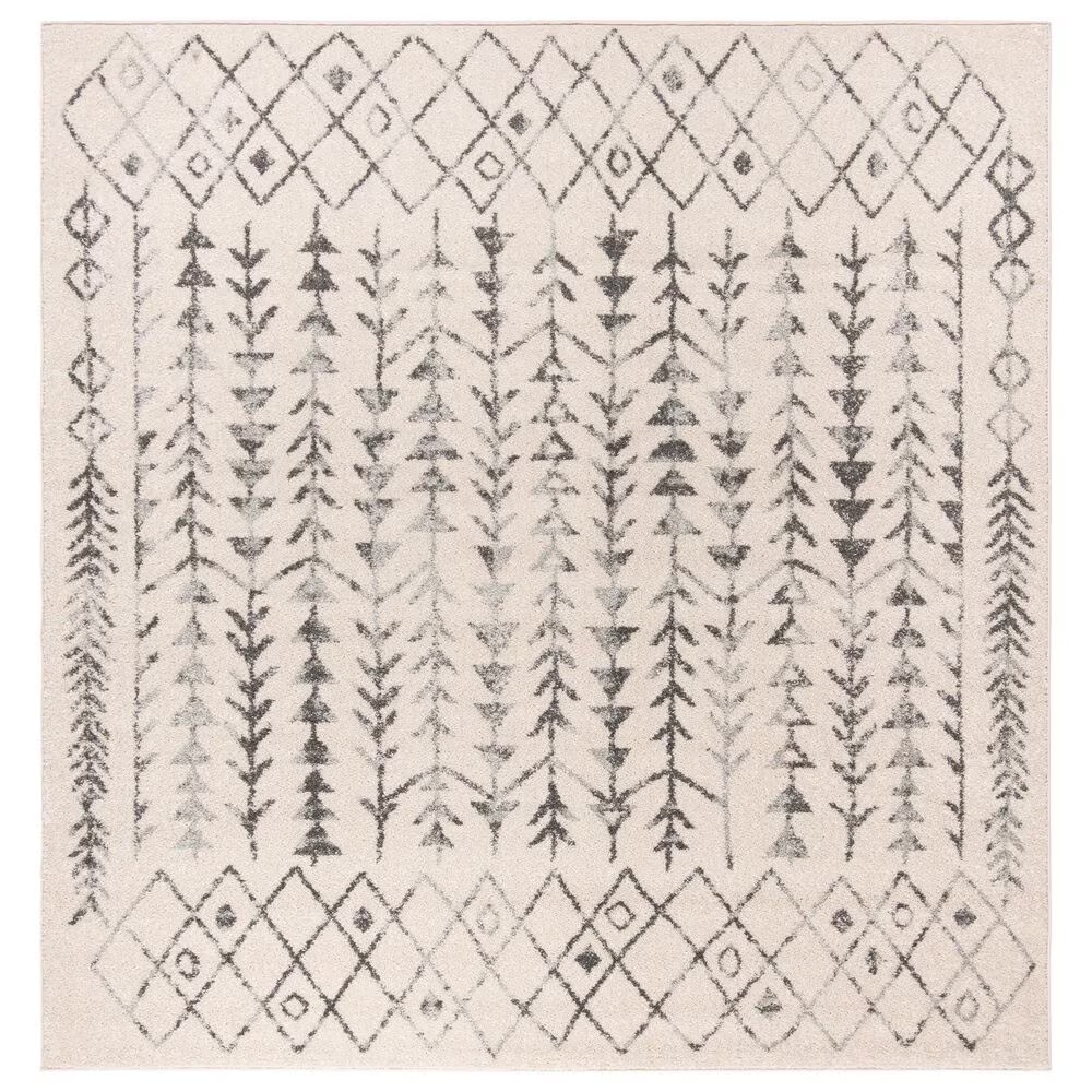 Safavieh Tulum3' Square Grey Area Rug