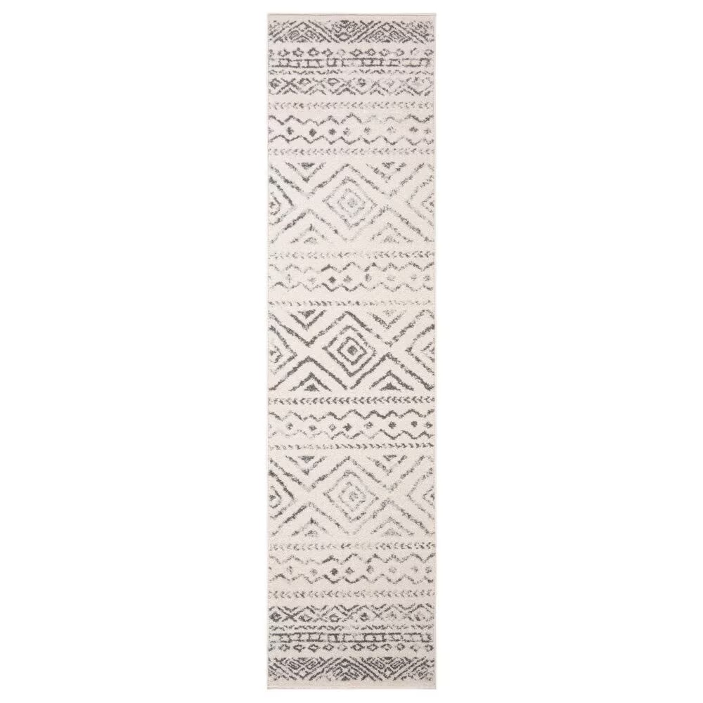 Safavieh Tulum TUL267A 2' x 19' Ivory and Grey Runner