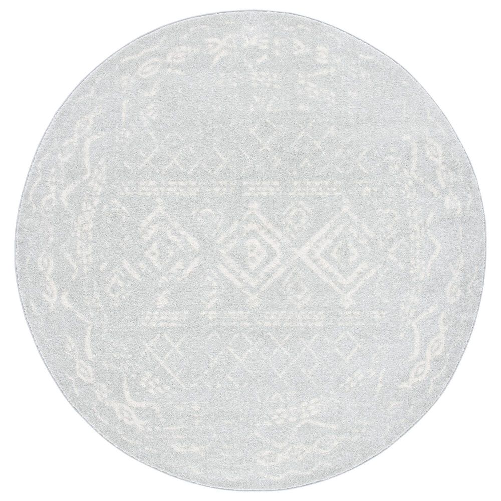 Safavieh Tulum TUL268F 3' Round Grey and Ivory Area Rug