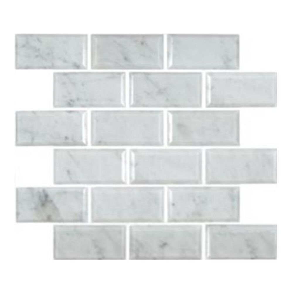 MS International Greecian White 12" x 12" Polished Natural Stone Mosaic Sheet