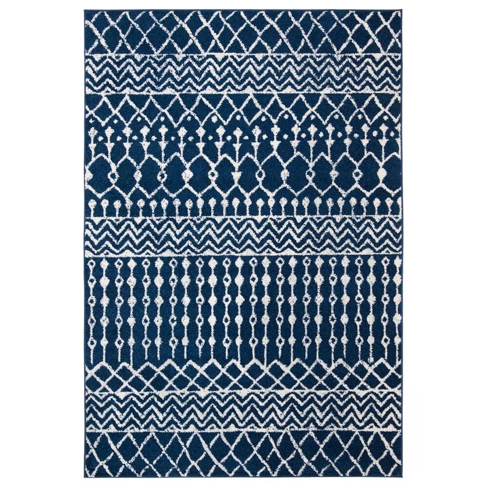 Safavieh Tulum 2' x 4' Navy and Ivory Area Rug