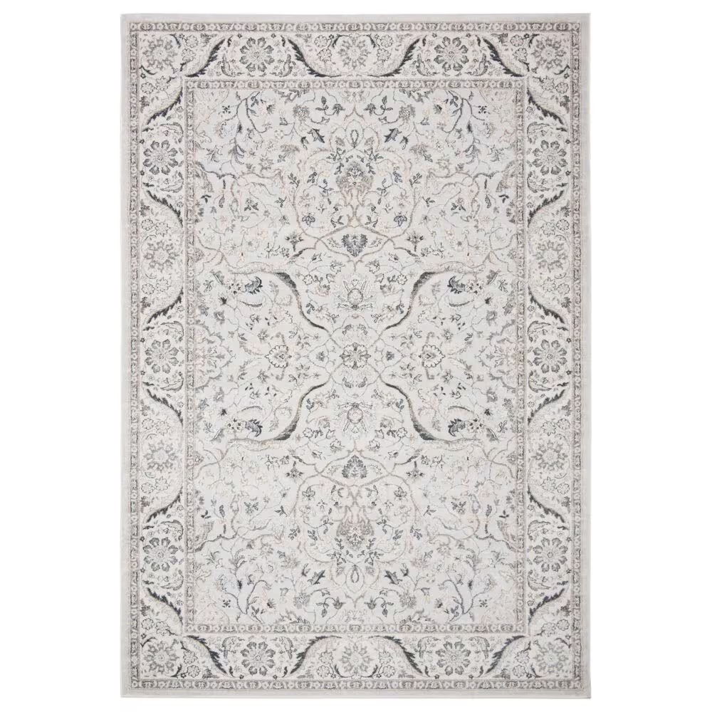 Safavieh Isabella9' x 12' Light Grey and Cream Area Rug
