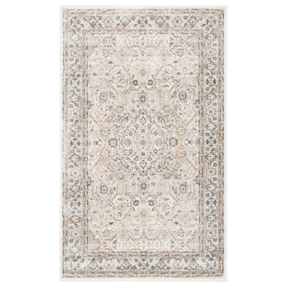 Safavieh Isabella ISA916B 3' x 5' Cream and Beige Area Rug