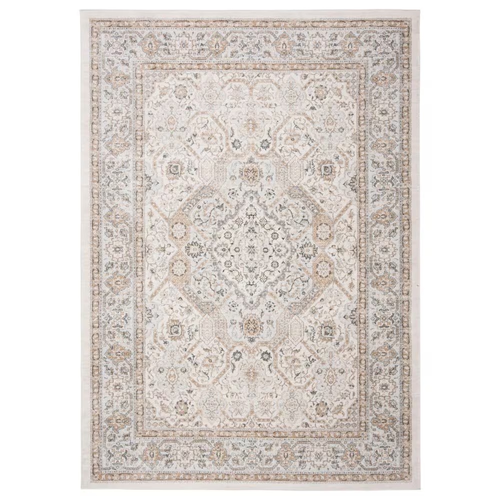 Safavieh Isabella ISA916B 8' x 10' Cream and Beige Area Rug