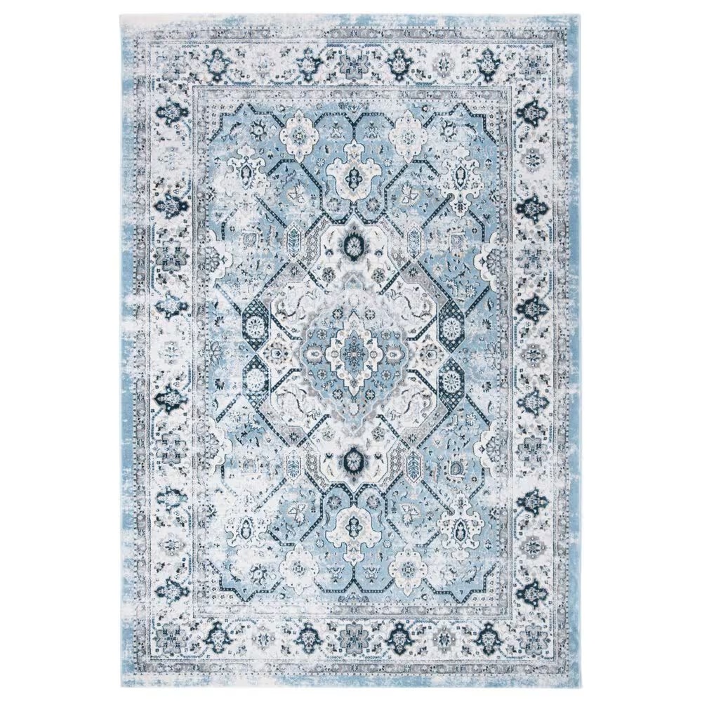 Safavieh Isabella 4' x 6' Blue and Creme Area Rug