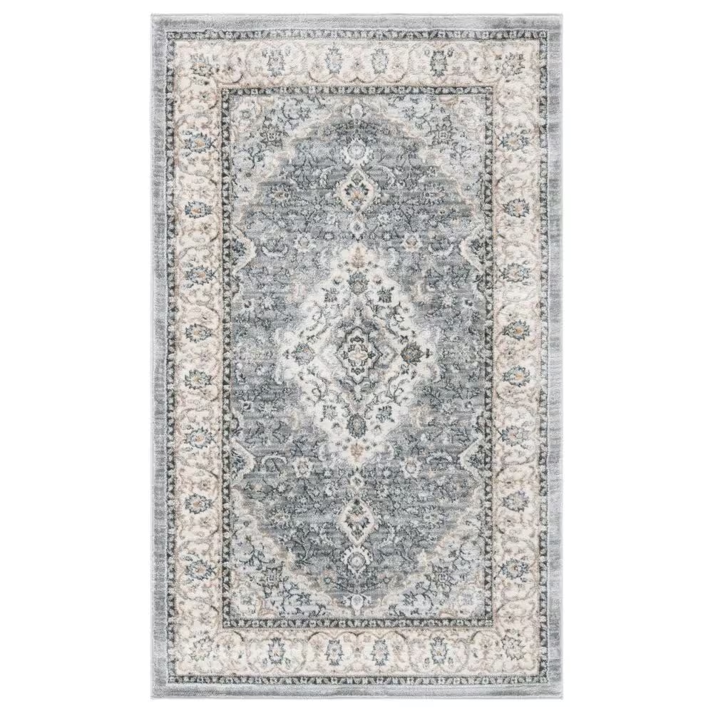 Safavieh Isabella 3' x 5' Grey and Cream Area Rug