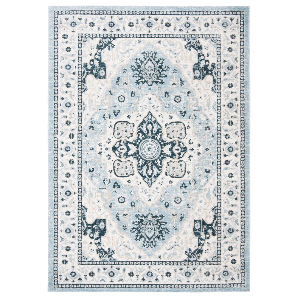 Safavieh Isabella ISA936M 9' x 12' Light Blue and Cream Area Rug