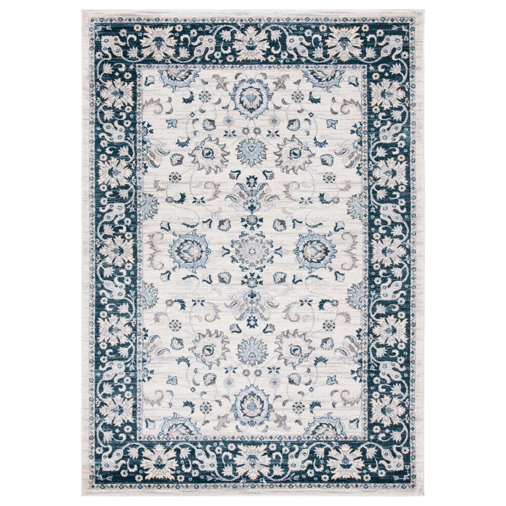 Safavieh Isabella 8' x 10' Cream and Navy Area Rug