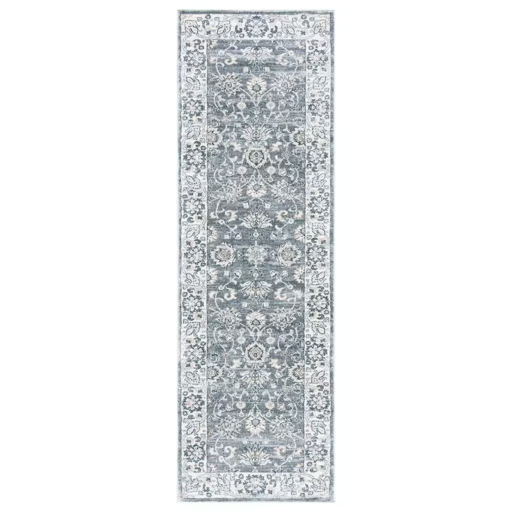 Safavieh Isabella ISA940F 2'2" x 7' Gray and Cream Runner