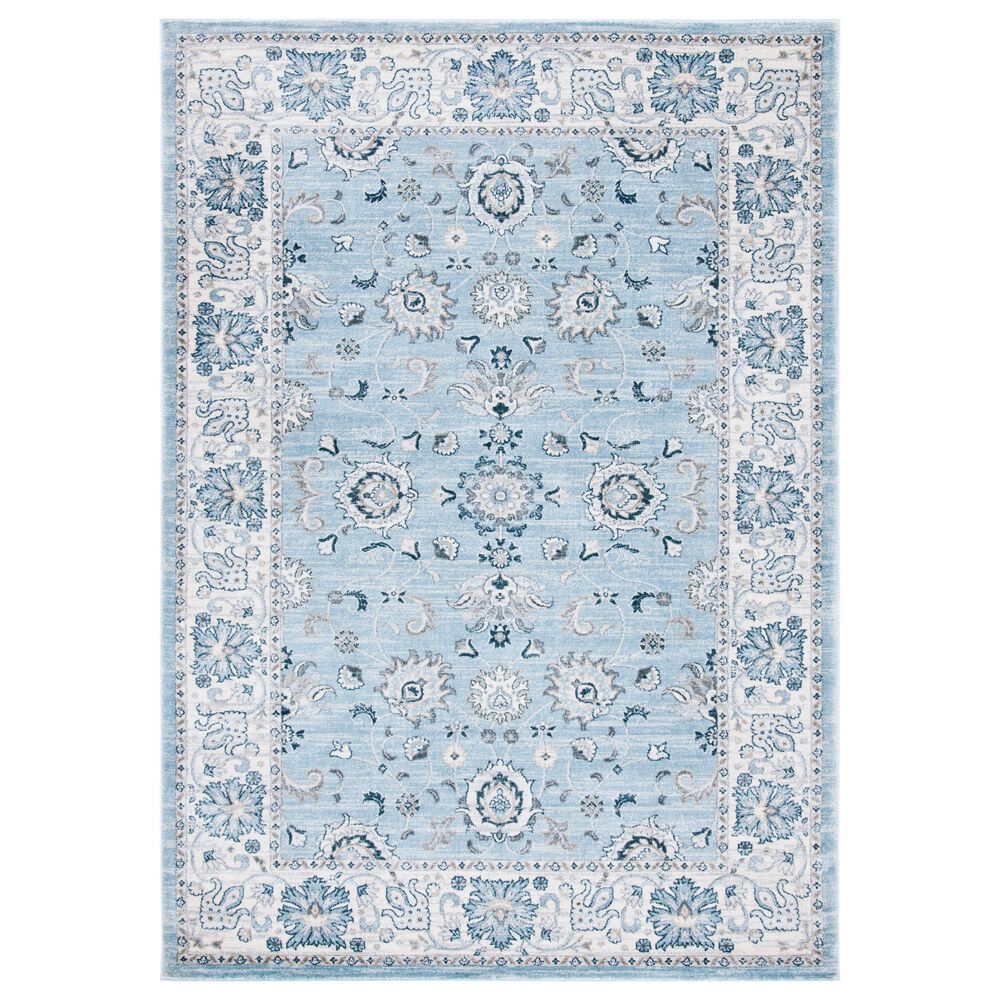 Safavieh Isabella ISA940M 5'3" x 7'6" Light Blue and Cream Area Rug