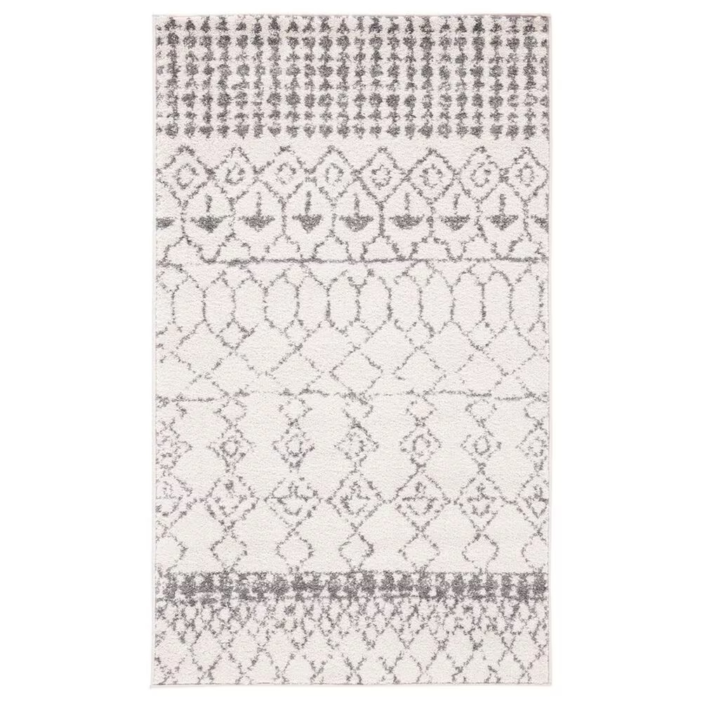 Safavieh Tulum3' x 5' Ivory and Grey Area Rug