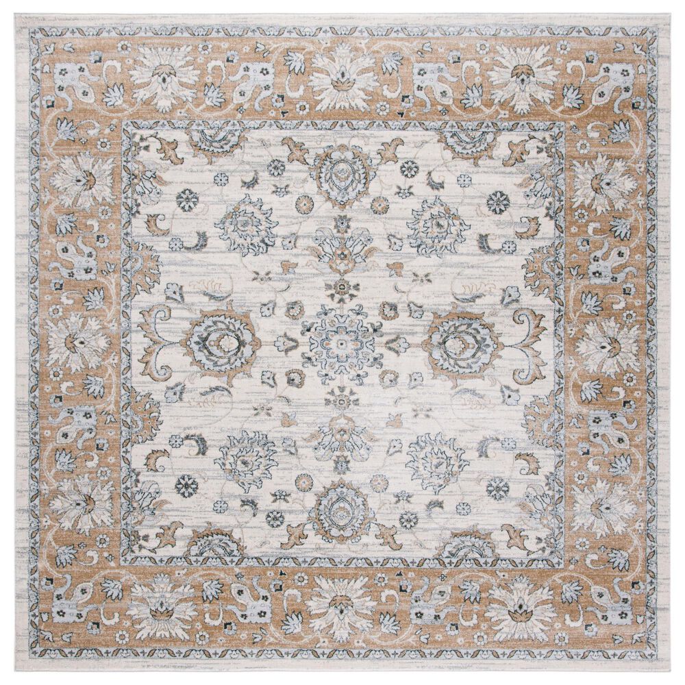 Safavieh Isabella 5'3" Square Cream and Beige Area Rug
