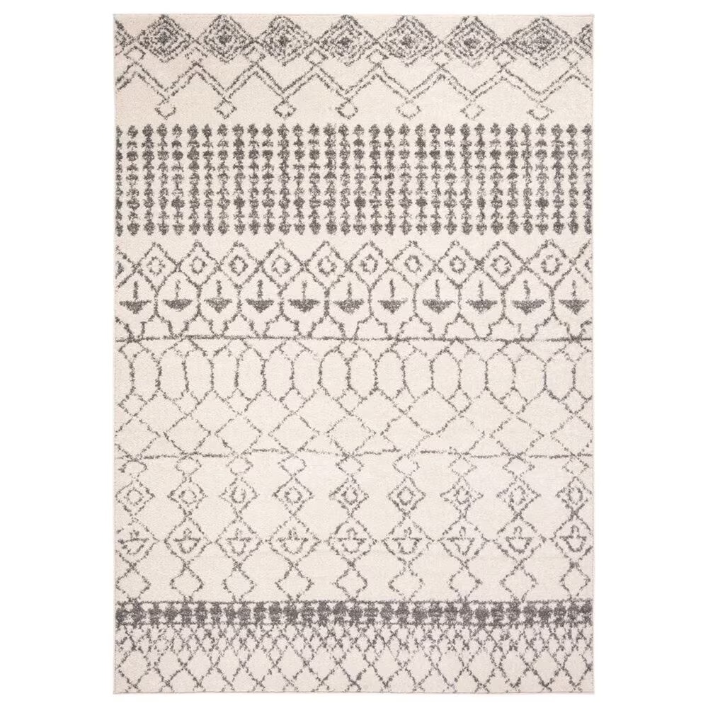 Safavieh Tulum5'3" x 7'6" Ivory and Grey Area Rug