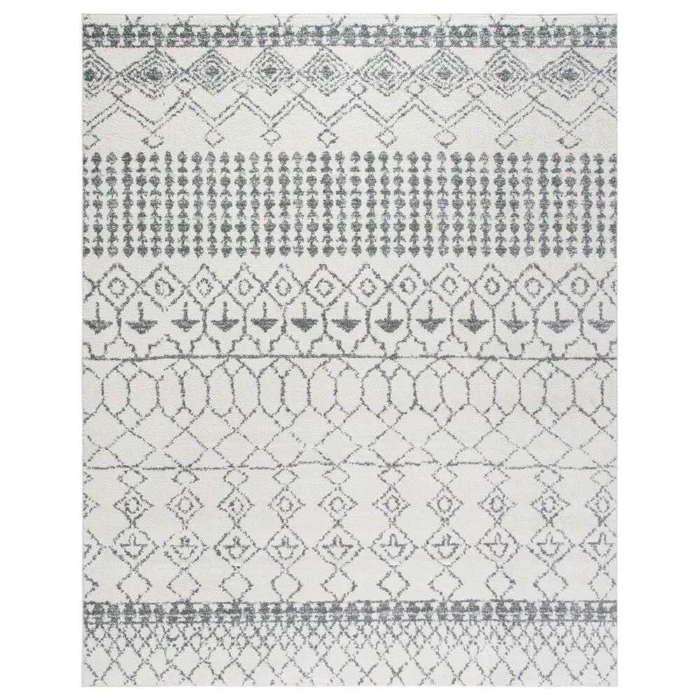 Safavieh Tulum8' x 10' Ivory and Grey Area Rug