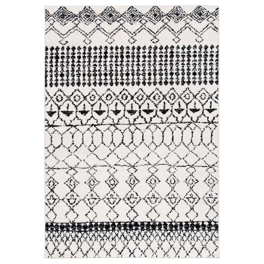 Safavieh Tulum 6' x 9' Ivory and Black Area Rug