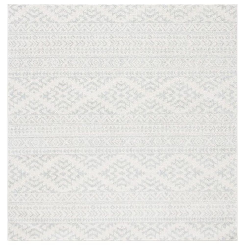 Safavieh Tulum6'7" Square Light Grey Area Rug