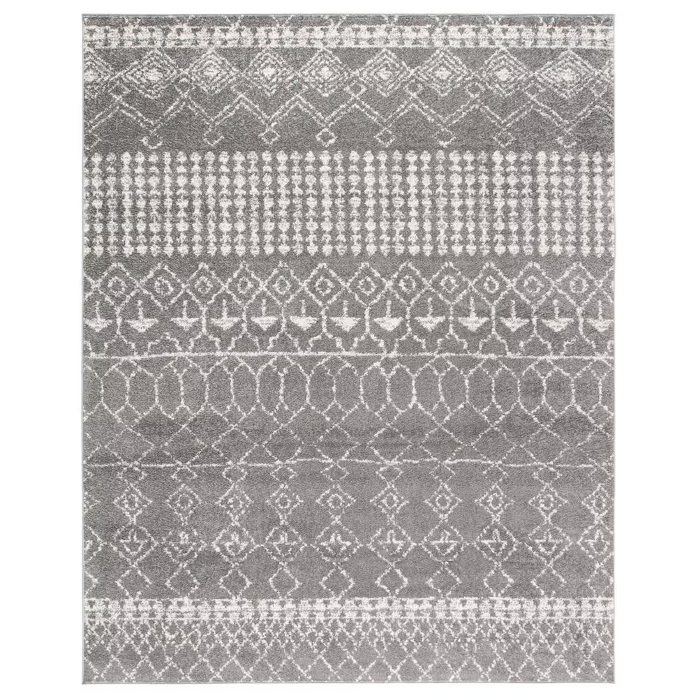 Safavieh Tulum Transitional 8' x 10' Grey and Ivory Area Rug