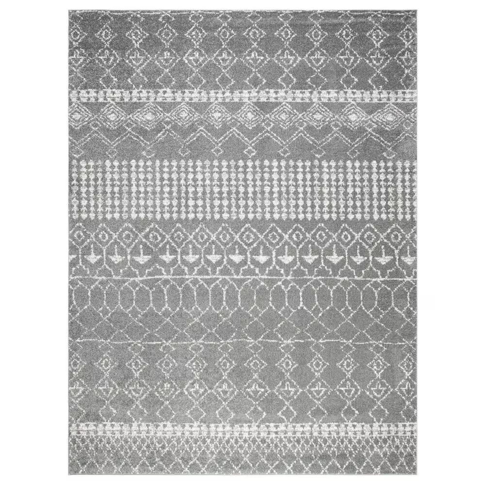 Safavieh Tulum Transitional 9' x 12' Grey and Ivory Area Rug