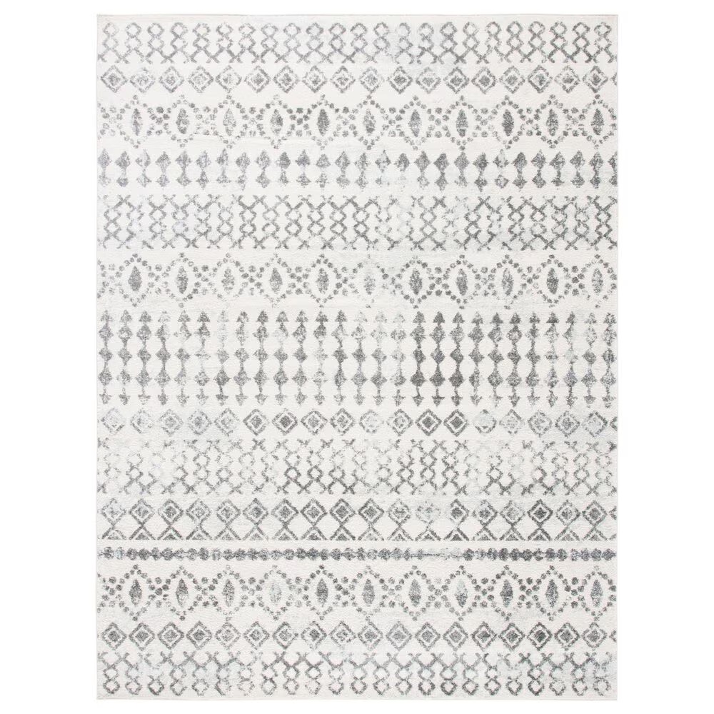 Safavieh Tulum Transitional 9' x 12' Ivory and Grey Area Rug