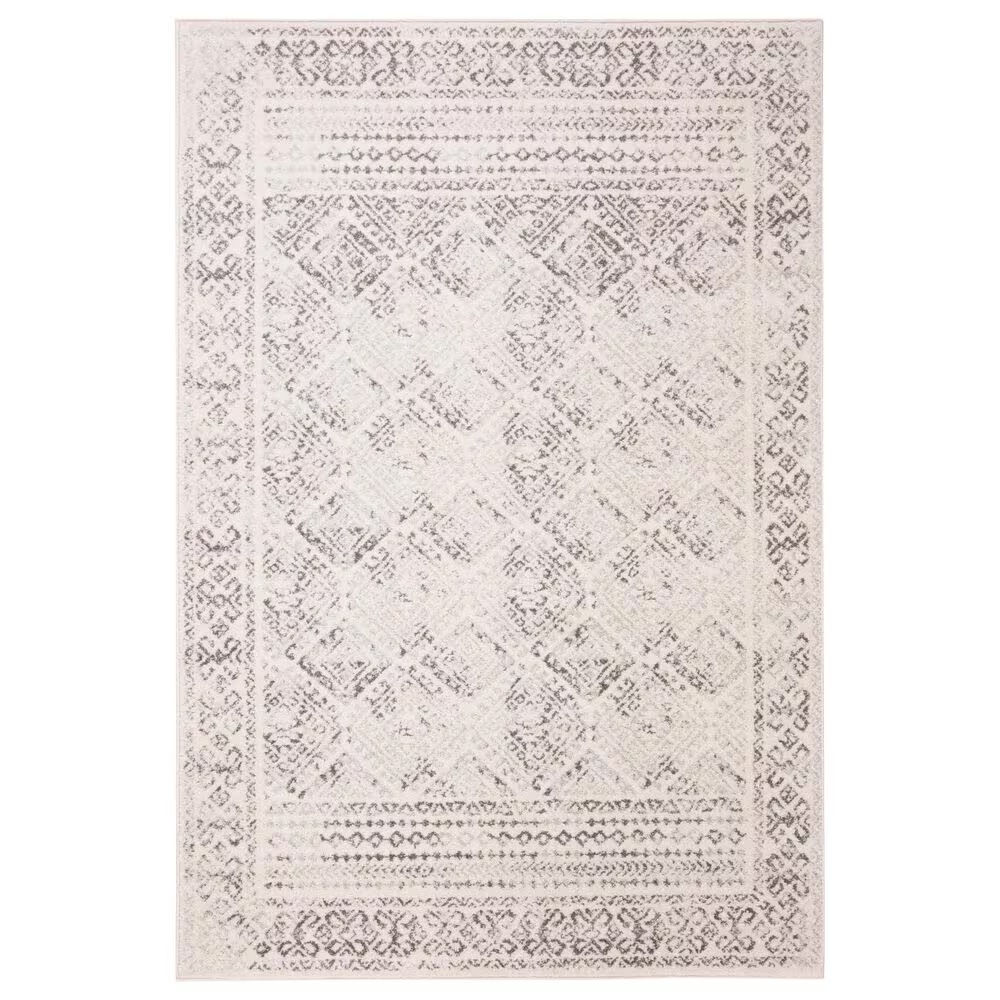 Safavieh Tulum Transitional 5'3" x 7'6" Ivory and Grey Area Rug