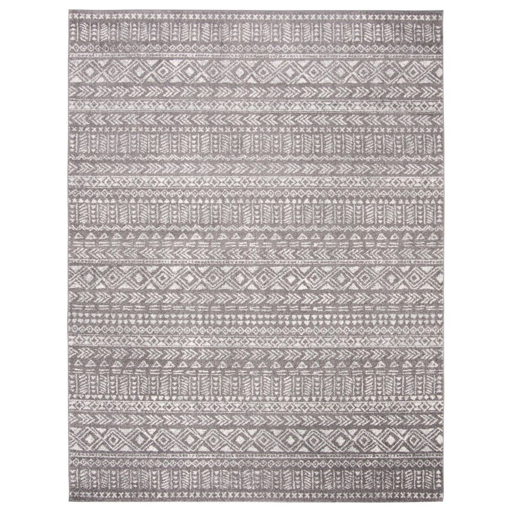 Safavieh Tulum TUL263F 9' x 12' Dark Grey and Ivory Area Rug