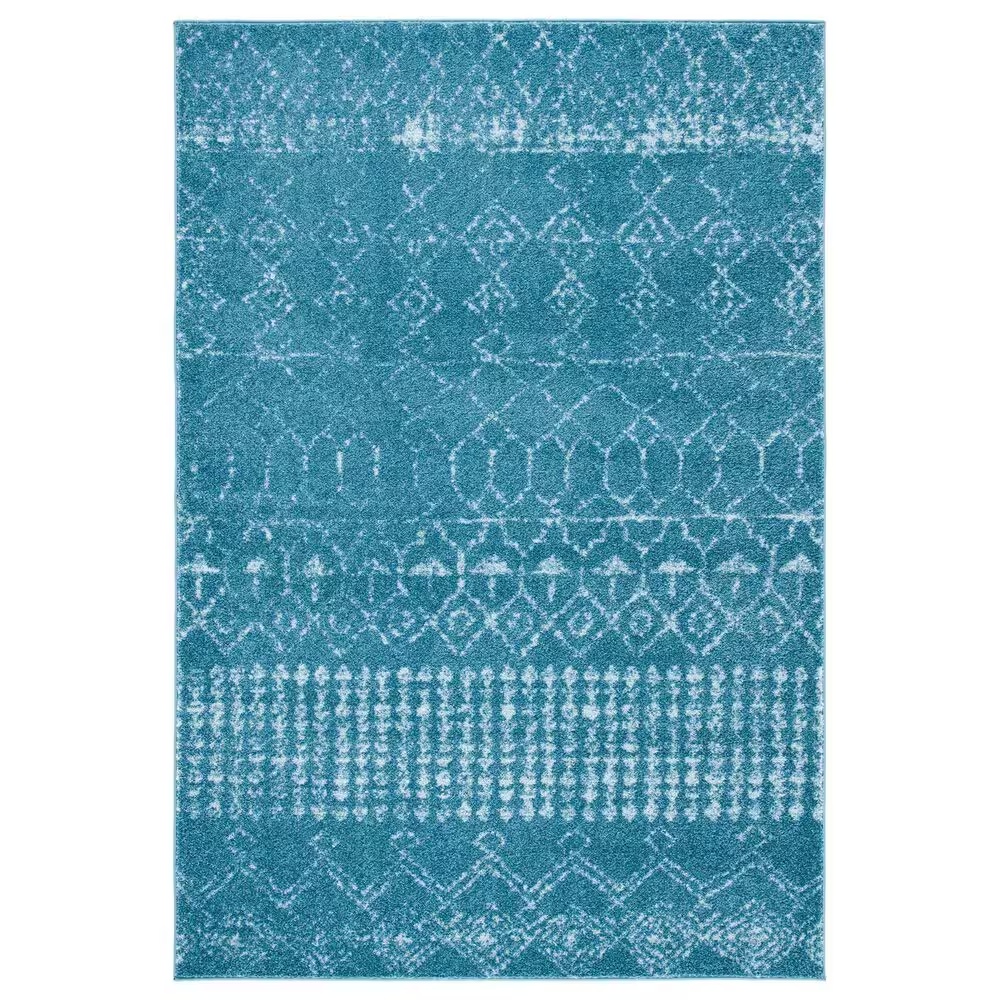 Safavieh Tulum 6' x 9' Turquoise and Blue Area Rug
