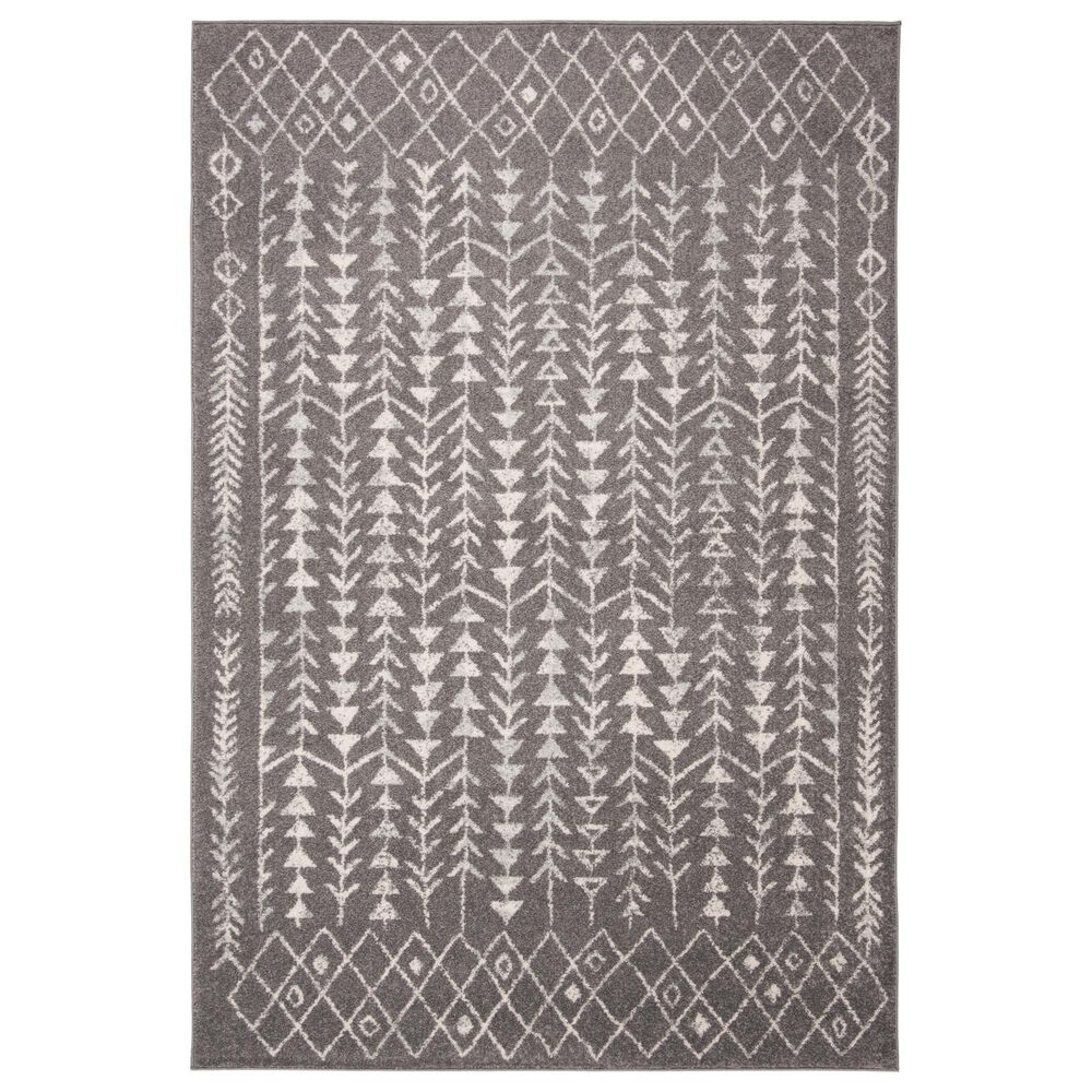 Safavieh Tulum TUL262F 6' x 9' Dark Grey and Ivory Area Rug
