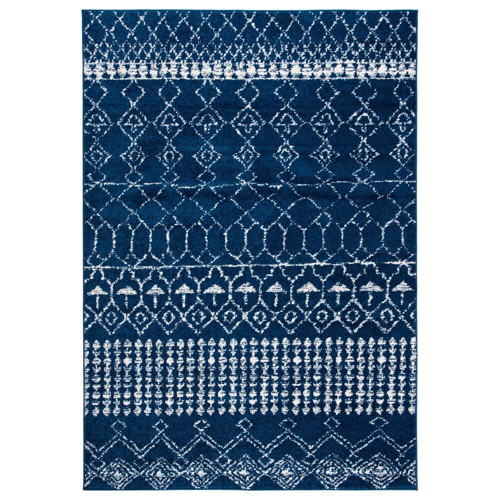 Safavieh Tulum TUL229N 6' x 9' Navy and Ivory Area Rug