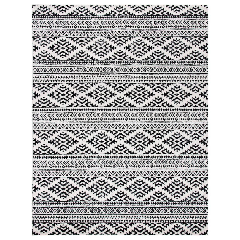 Safavieh Tulum TUL272B 8' x 10' Ivory and Black Area Rug