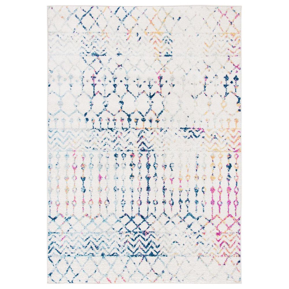 Safavieh Tulum TUL270 6' x 9' Ivory and Blue Area Rug