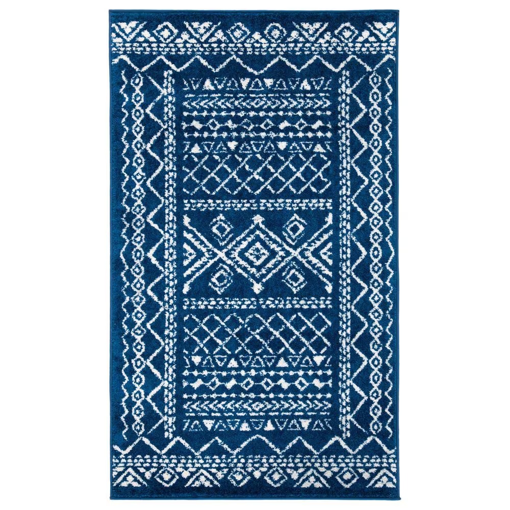 Safavieh Tulum Traditional4' x 6' NavyArea Rug