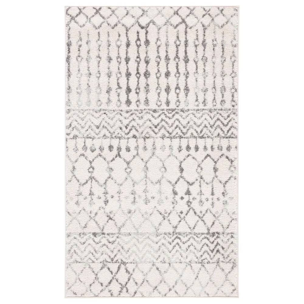 Safavieh Tulum TUL270A 2'7" x 4'5" Ivory and Grey Area Rug