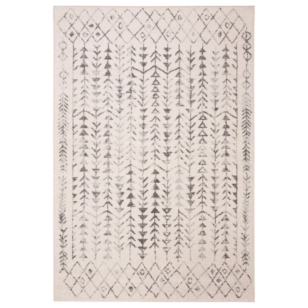 Safavieh Tulum TUL262A 6' x 9' Ivory and Grey Area Rug