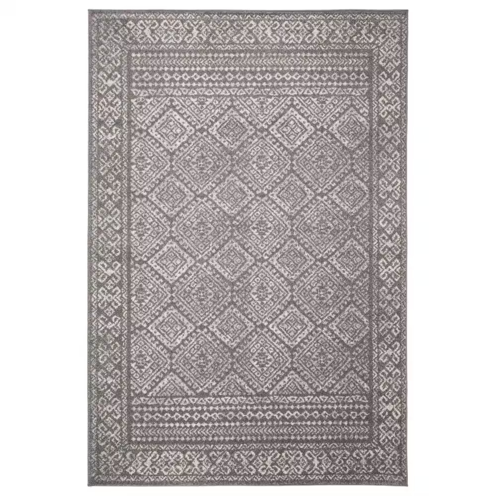 Safavieh Tulum TUL264F 6' x 9' Dark Grey and Ivory Area Rug