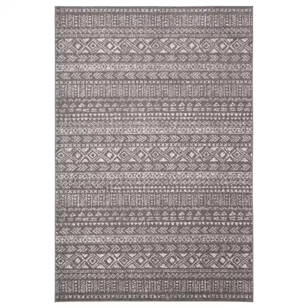 Safavieh Tulum TUL263F 6' x 9' Dark Grey and Ivory Area Rug