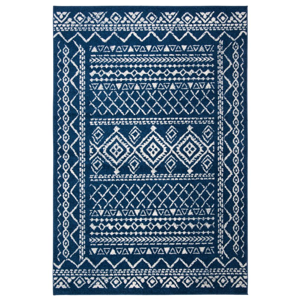 Safavieh Tulum TUL268N 6' x 9' Navy and Ivory Area Rug